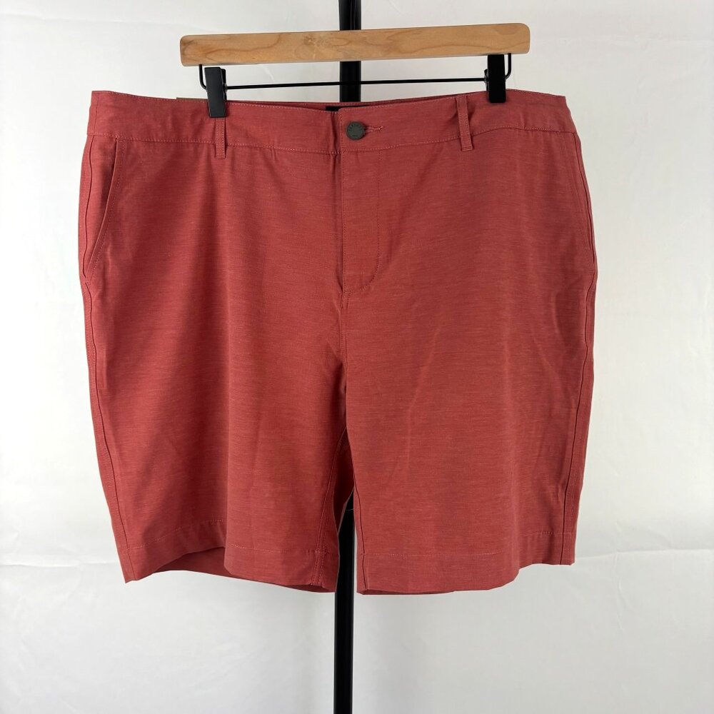 NWT Faherty Brand All Day Shorts Men's Size 40 Inseam 9 Rose Red (Pink)